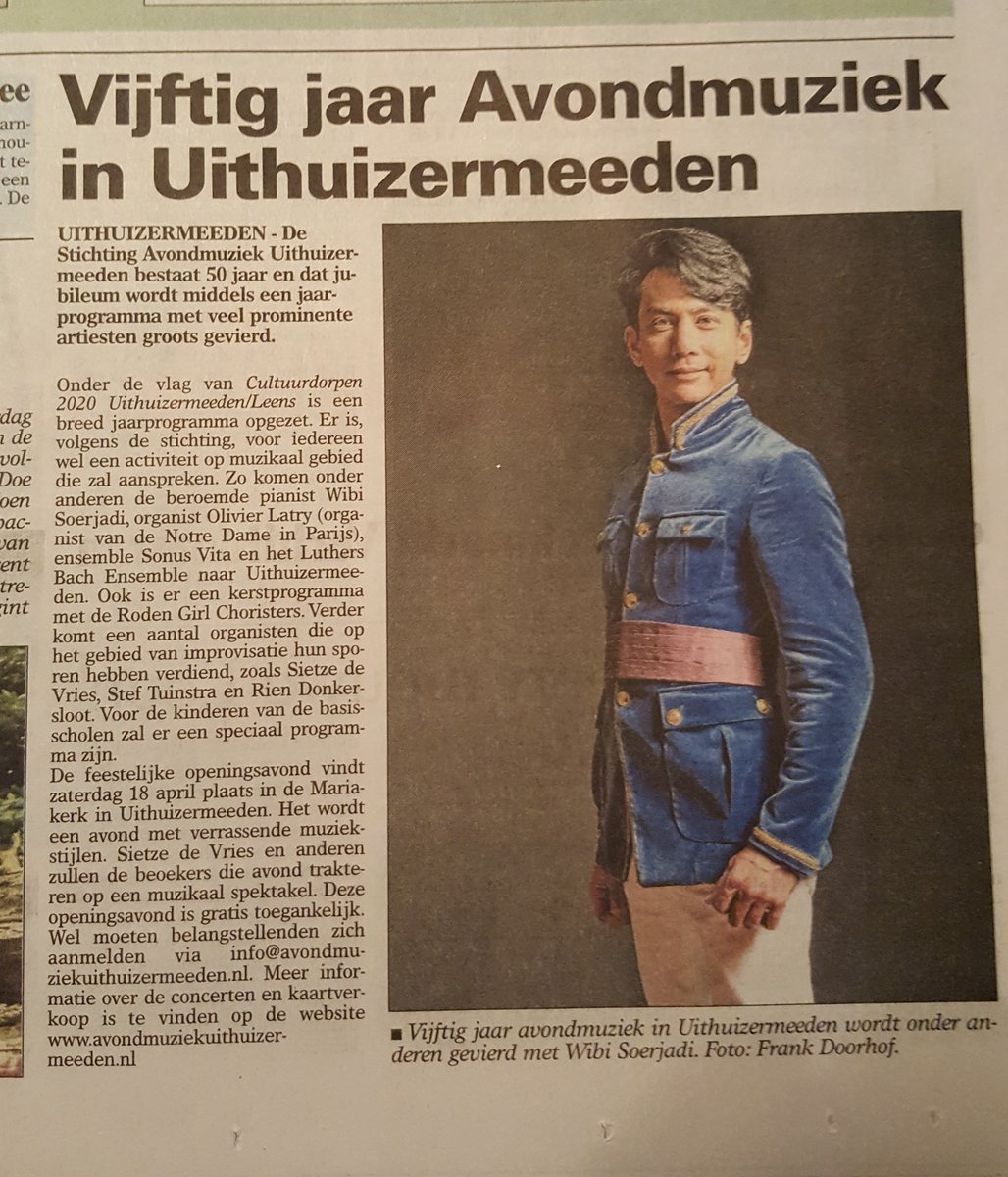 Ook in de Ommelander mooie aandacht voor ons jubileumjaar!