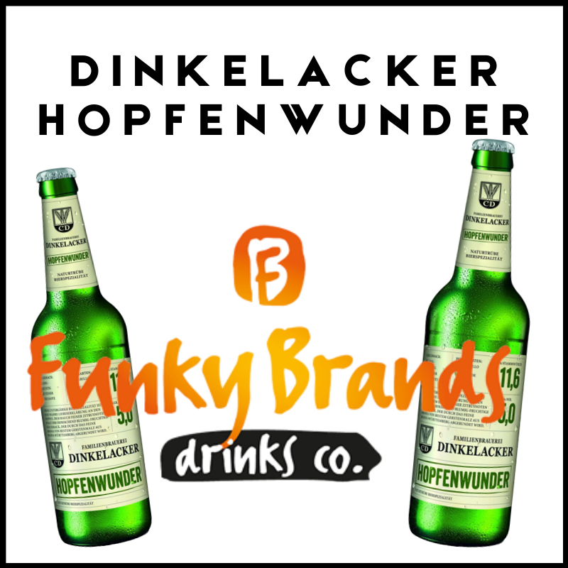 funky_beers's tweet photo. DINKELACKER HOPFENWUNDER now being stocked! 

 The flavour has a light sweetness and notes of malt, straw, flower and light fresh grain, and the finish is slightly dry. 

Call to order now!  0800 177 7442
.
.

#funkybrands #beer #beergeek https://t.co/RqZqqJBlOS