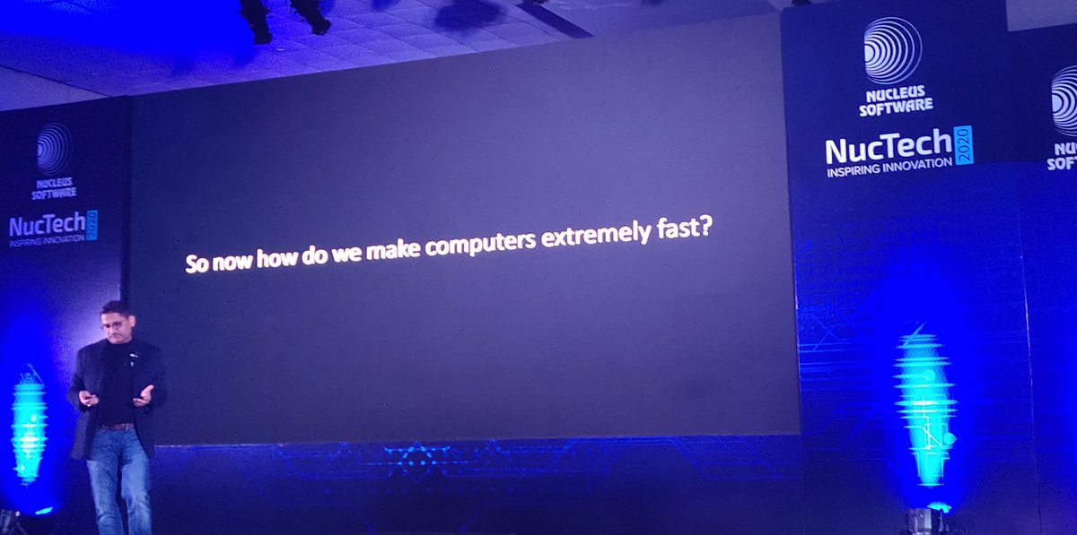 debyanisinha's tweet image. #NucTech2020 &quot;Quantam Computing&quot; by Mr. Shashank Bhaskar. With this we will end this year&apos;s NucTech. Unimaginable Experience.