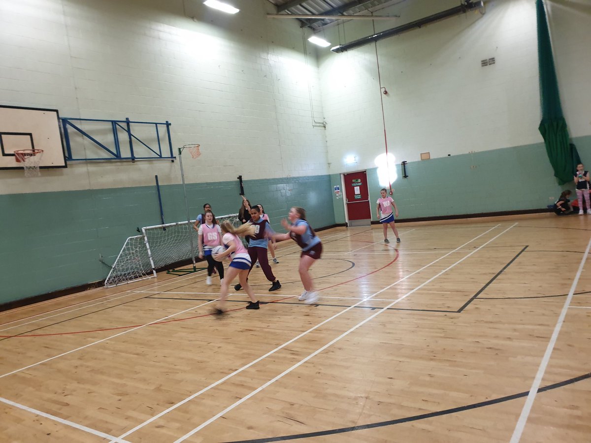 NLActiveSchools's tweet photo. Event | The Coatbridge/Bellshill Netball league is off to a flying start this morning.  Well done to all the teams involved so far.  Thank you to the netball leaders from @st_ambrose_pe for umpiring 👍 https://t.co/JXcTV38rJQ