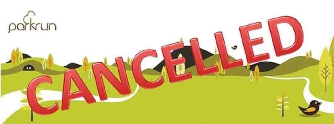 Tomorrow's parkrun is cancelled due to flooding. Please pass the message on 👍