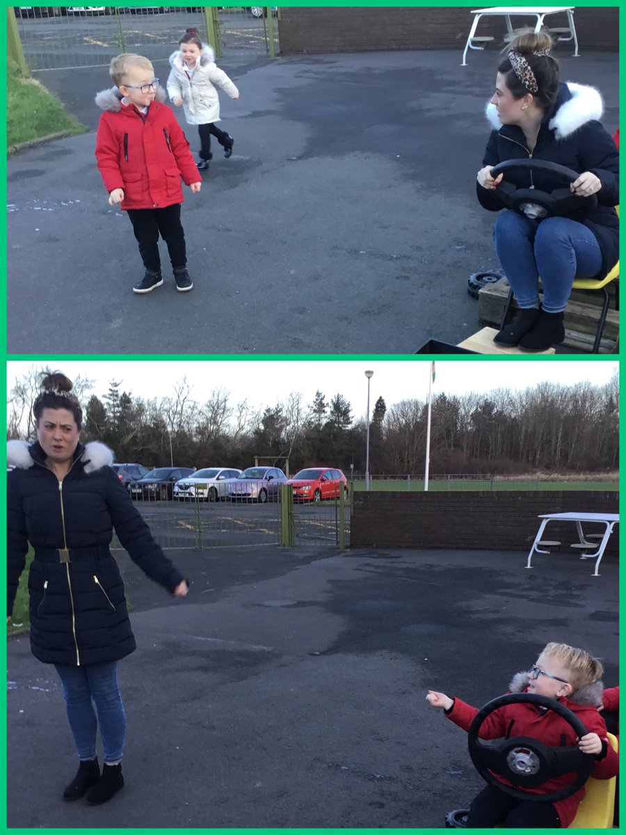 st_marks_eyc's tweet photo. Today we continued exploring Stranger Danger at #peep through the use of loose parts. We constructed our own car and role played how to respond in a situation if a stranger asked us to go with them @AyrshireNPolice @ParentsNAC #strangerdanger #clevernevergoes #alwayssayno https://t.co/McQgQhPEs8