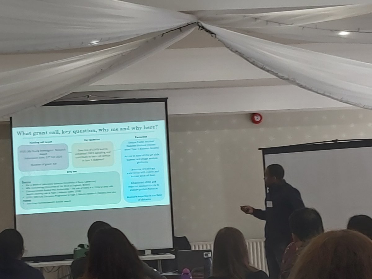 Islet Biology Exeter (@ibex01) on Twitter photo IBEX own Afi Leslie pitching and idea at the IBCS Retreat 2020 The STAT1/STAT6 axis: an unappreciated but critical regulatory pathway in type 1 diabetes <a href="/UofE_Research/">Research at Exeter</a> IBEX own Afi Leslie pitching and idea at the IBCS Retreat 2020 The STAT1/STAT6 axis: an unappreciated but critical regulatory pathway in type 1 diabetes <a href="/UofE_Research/">Research at Exeter</a>