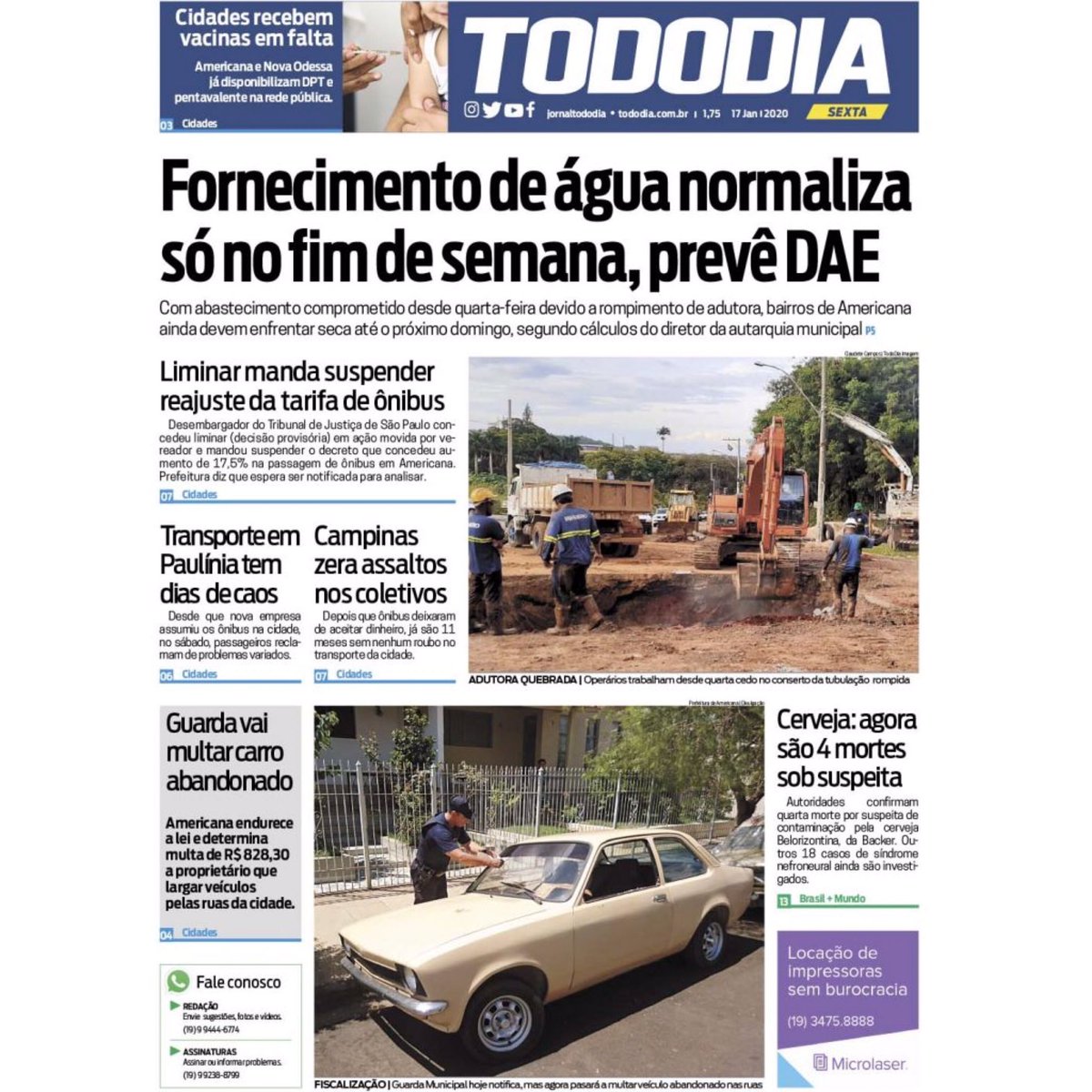 JornalTODODIA's tweet photo. Veja as principais notícias desta sexta-feira no Jornal TodoDia. Mais informações nas nossas redes sociais e no site https://t.co/HT7N2Mp4ix 
#Cidades #BrasilMundo #Polícia #Política #Variedades #Cultura #Esportes https://t.co/OzW8gsQ2LU