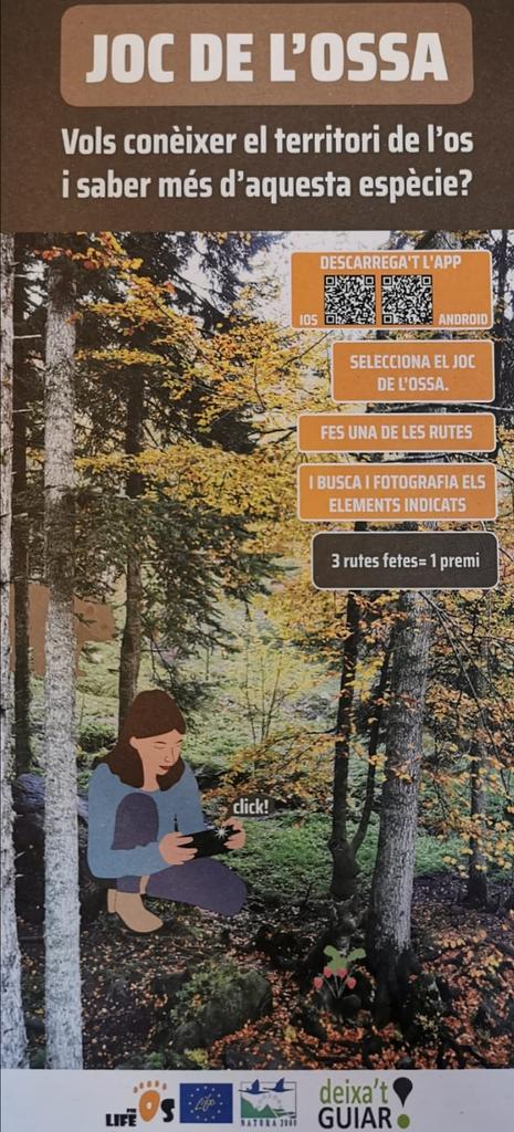 PirosLife's tweet image. Ja tenim aquí el Joc de l'Ossa! Descobreix el territori 🐻 fent les rutes que et proposa el joc pel @pnaltpirineu. Escaneja el QR i descarrega't l'app. I ja pots començar a explorar! 🧐
