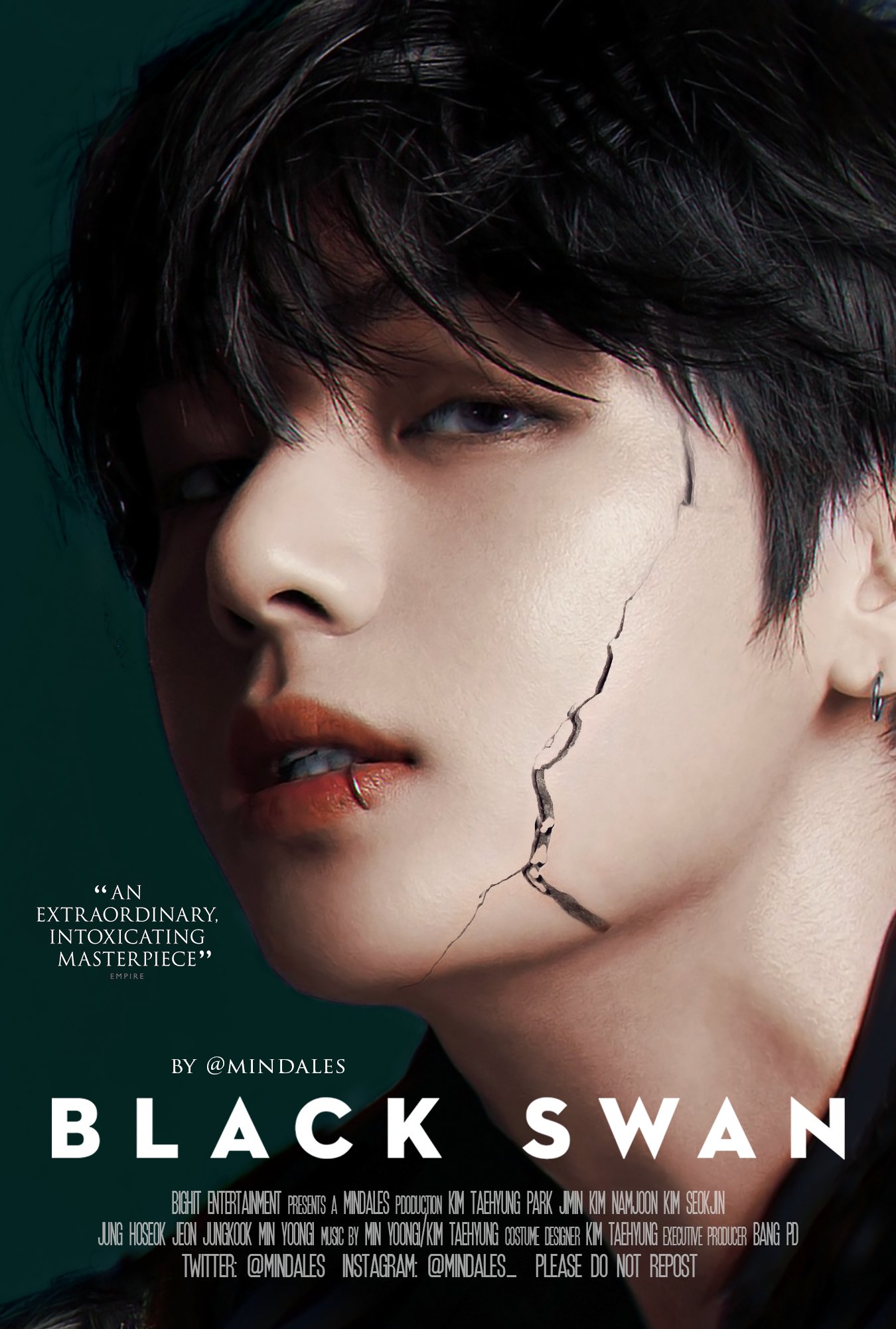 bts on Twitter: "Kim Taehyung in Black Swan, a psychological thriller about a dancer plunging into a profound @BTS_twt #BlackSwan https://t.co/ugfXGUe0ix" /