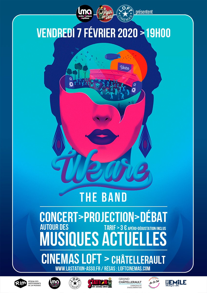 #chatellerault #chatelleraultmaville #grandchatellerault #poitiers #lepleindessens #lastation #concert #musiquesactuelles #rim #lma #wearetheband #loftcinemas
