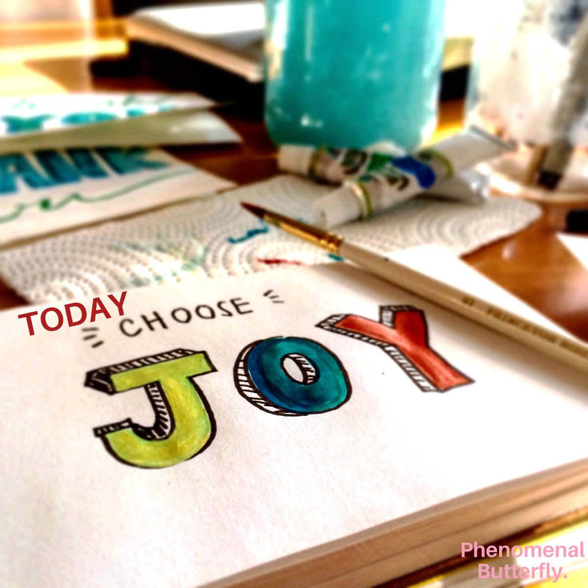 PhenomenalBfly's tweet photo. Today, make an effort to choose joy for yourself and for others. If ( oh should I say when) things get hectic or frustrating remember that how you respond or let the situation affect you, is your choice. Instead of getting angry or upset, smile and choose joy. https://t.co/VYskRiyMHb
