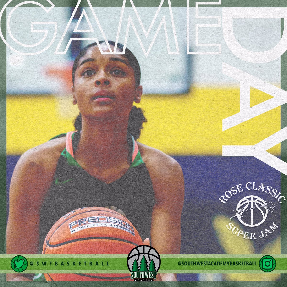 GAME DAY. Southwest Academy opens @roseclassichoops #roseclassicsuperjam at 9:00pm #RUN4SOUTHWEST🌹🌹🌹