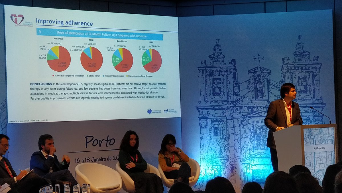 CE_Guerreiro's tweet photo. Prof Rui Baptista, approaching HF in a holistic fashion, from meds to devices, without forgetting patient's education and adherence to therapy where a lot of work needs to be done #MedCV2020 #AcademiaCV @escardio @spcardio https://t.co/Fm64msz9YS