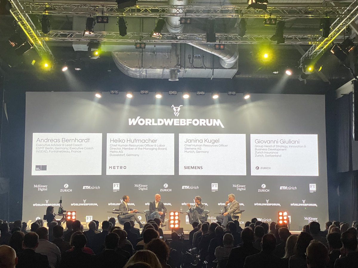 worldwebforum's tweet photo. On the mainstage: A convergence of perspectives from leaders on inclusion and diversity, innovation, transformations and @heikohut @janinakugel #GiovanniGiuliani #AndreasBernhardt
#Worldwebforum #Leadership #Transformation #Innovation #Inclusion #Diversity #Connection https://t.co/auEyk4lSYj