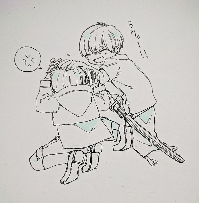 ちょっと前のらくがき見てたらここにもちょっかい出すタチウオが
ロドは無表情だけど感情はある子です? 