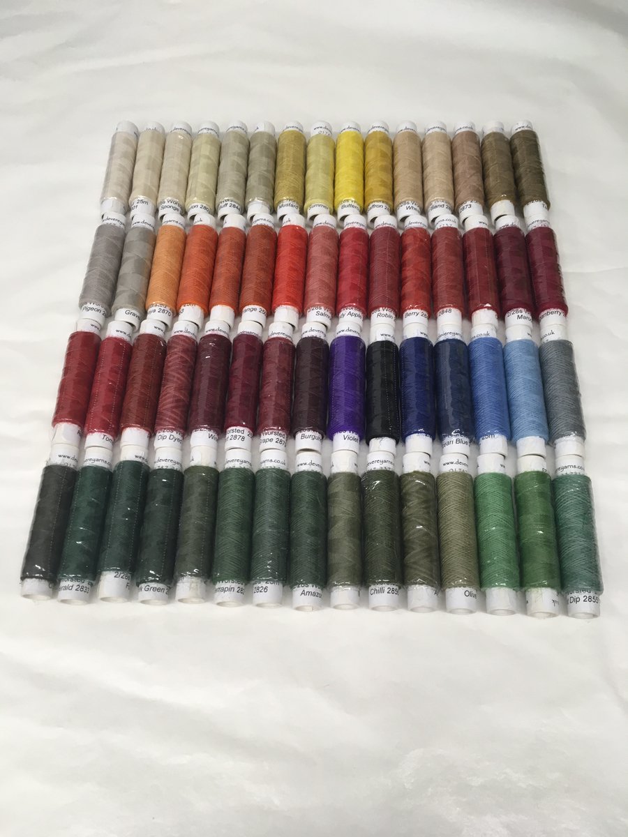 DeVereYarns's tweet photo. Weโve just added more of our worsted wool colour pack to the website which includes 60 shades from the range ๐ค
#devereyarns #worstedwool #wool #embroidery https://t.co/0EHuuvpGd9