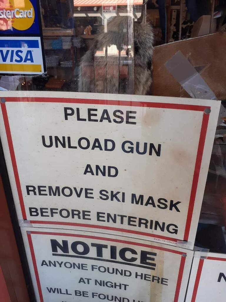 "Well that solves our robbery problem." (via PoonSwoggle on Reddit)