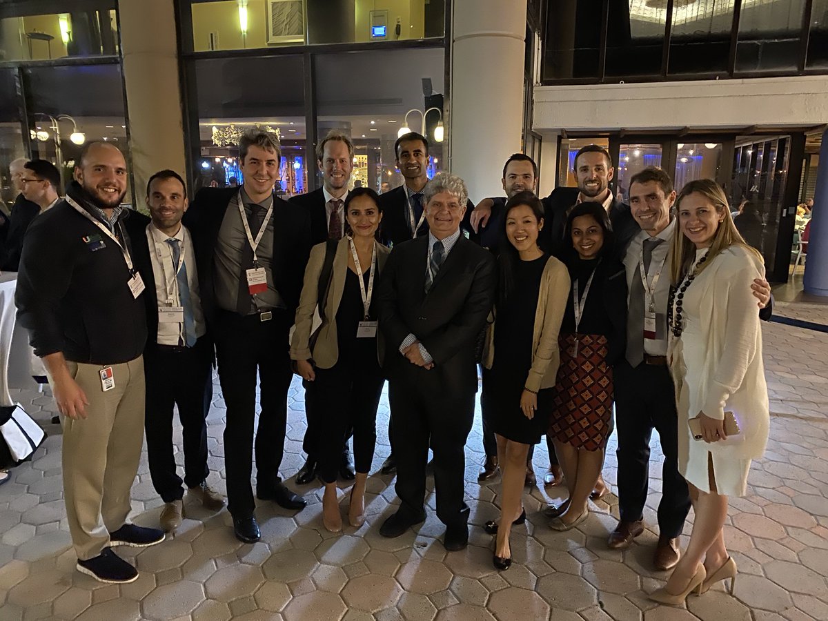 A great end to Day 1 of <a href="/miamivalves/">Miami Valves</a> hanging out with Dr. DeMarchena, the father of #Miamivalves and our university of Miami Structural Fellowship Program and and one of our greatest mentors.