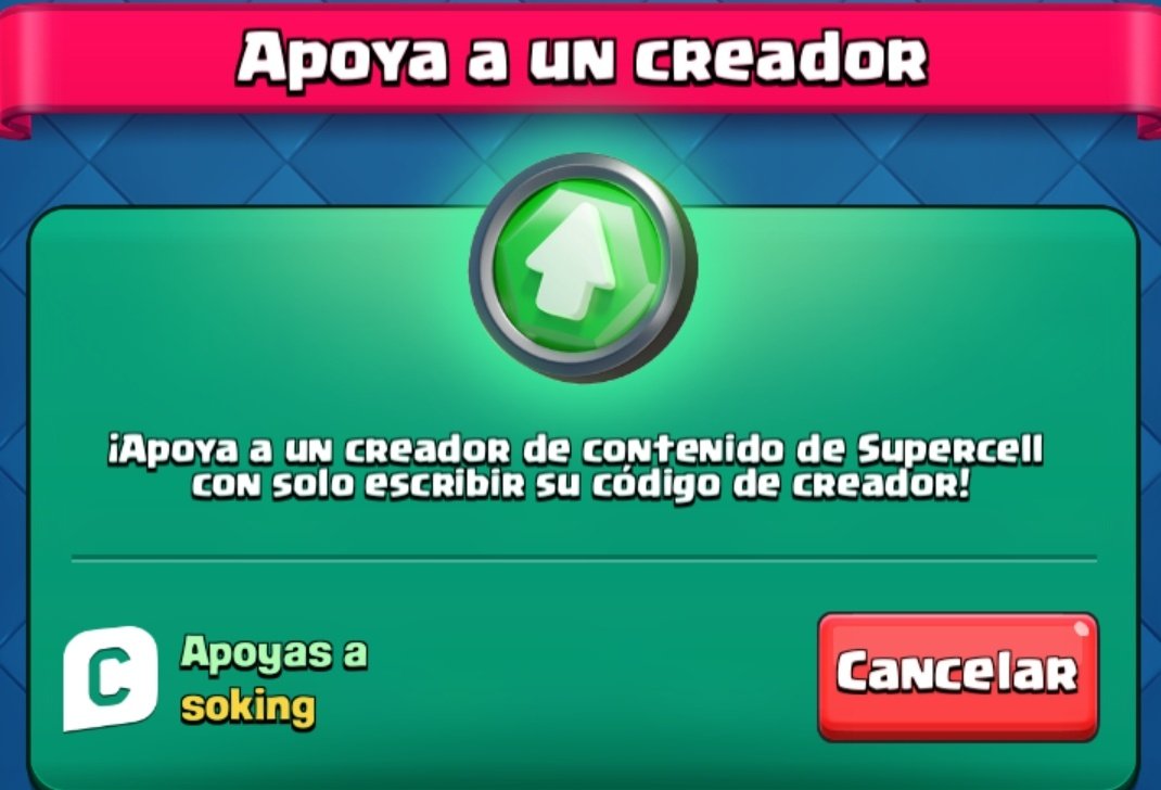 SokingRcQ's tweet photo. YA ES OFICIAL POR FIN! TENEMOS CODIGO DE CREADOR,🔥 QUIERO VER VUESTRAS CAPTURAS🔥!

🔥CÓDIGO: soking

ME HACE MUCHÍSIMA ILUSIÓN! ME PODEIS APOYAR EN TODOS LOS JUEGOS DE SUPERCELL.
Mil gracias de corazón a @ClashRoyaleES por confiar en mi, soin los mejores🤩🔥 
SE AGRADECE RT! https://t.co/CTLg8d8tlR