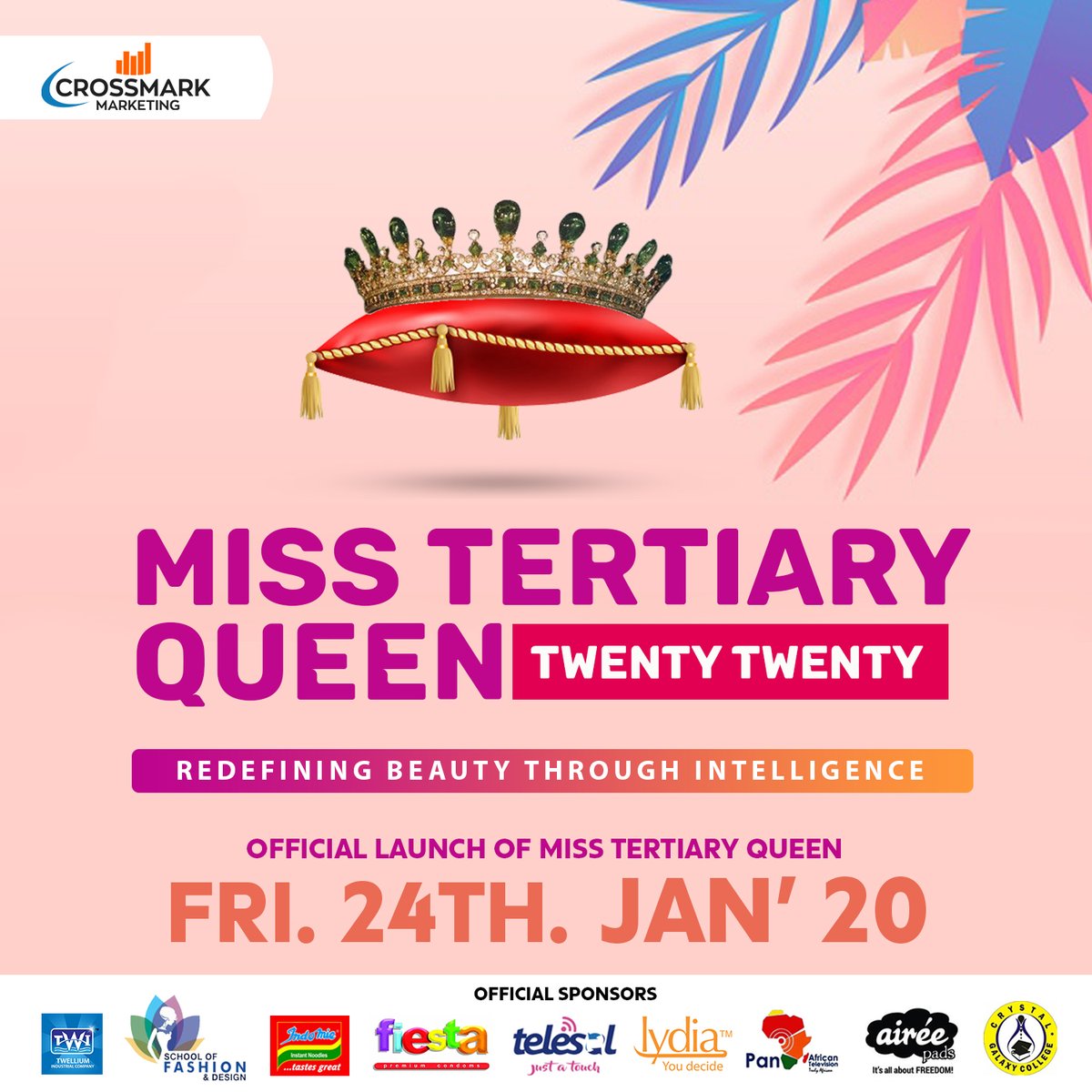 MissTertiary's tweet photo. Who Becomes the First @misstertiaryqueen of Both Private and Public Tertiary Institutions... 
Cc: @twelliumgh
@indomieghana
@fiestacondomghana
@vernamineral_gh
@telesol4glite
@BluecrestC 
This Event Is Brought To You By: @crossmarkmarketinggh
#MTQ2020 https://t.co/yVNGXFgUZF