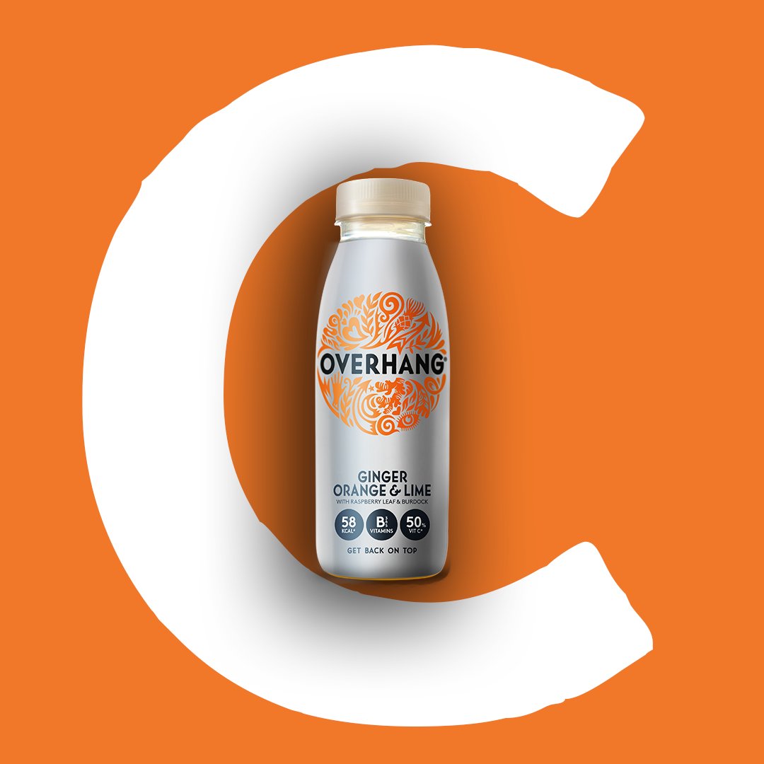 🍊 50% of your daily recommended vitamin C in every bottle. 
Remember: Overhang is not just for what you think it's for 😉 
overhangdrinks.com/store-locator