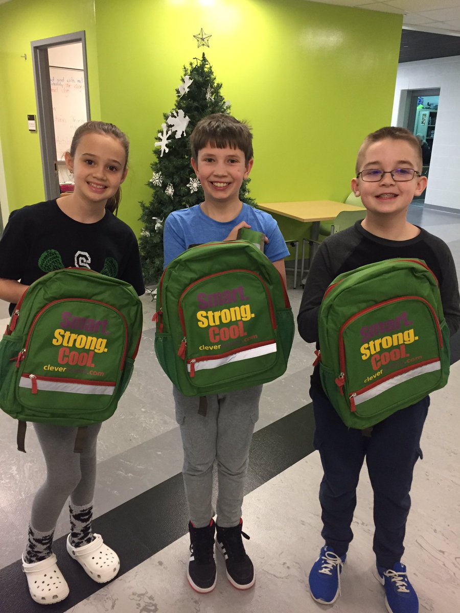 SCSWellness's tweet photo. Congratulations to our 2nd quarter @CleverCrazes back pack winners from @TheSMSMustangs. Ss were super excited to win this round! https://t.co/fnqeJPJrbA