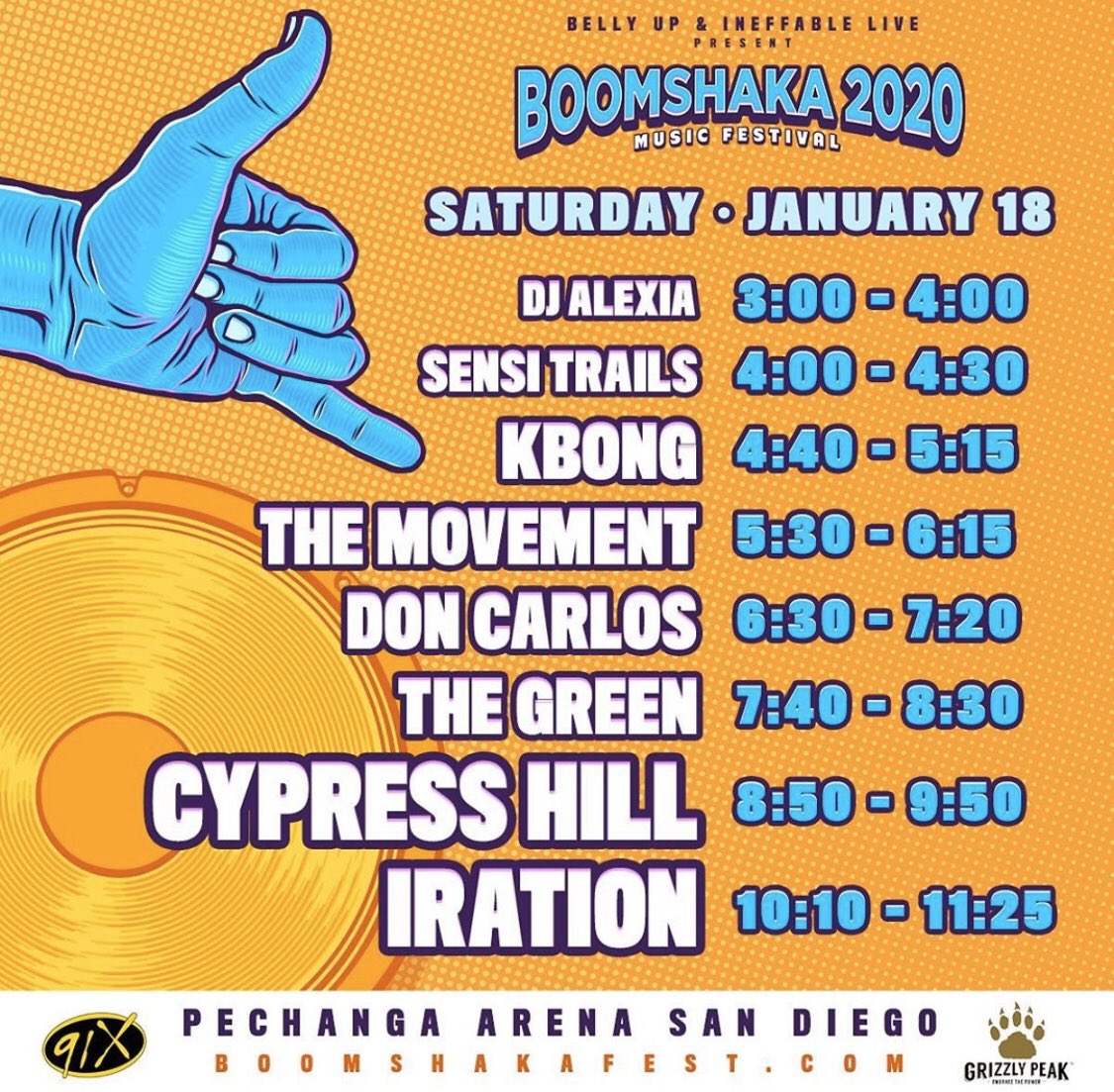 theesexylexy's tweet photo. I’m the official @BoomShakaFest Dj! Catch me opening up the show and between all of the amazing bands tomorrow @AlexiaOnTheAir: https://t.co/E8pGiB0BBf 💚💛❤️🤙🏽 https://t.co/DVTiz7xXup