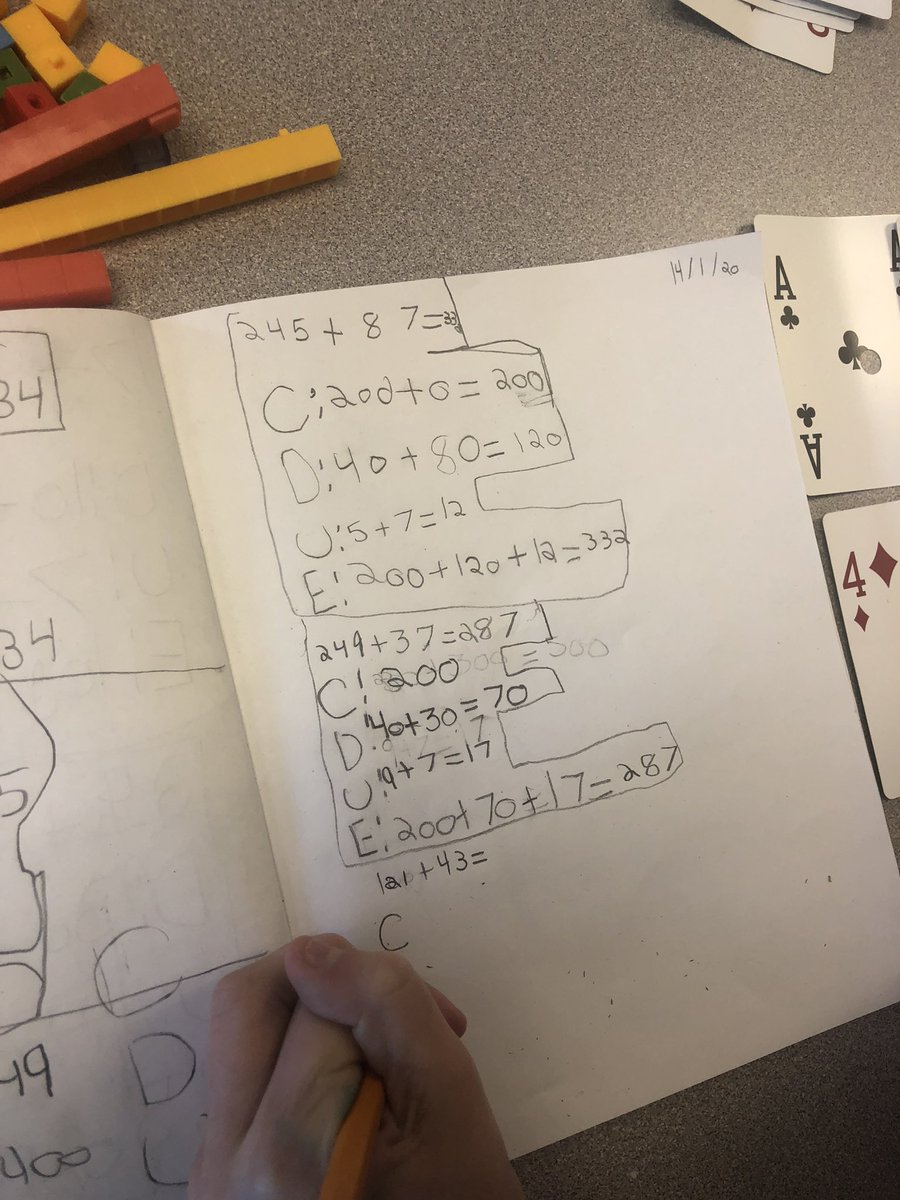 Mmemattice's tweet photo. CDUE
Centaines, Dizaines, Unités, Ensemble
.
a helpful way we use to maintain place value and organize our work ( which always helps Mme 😉) #rvsed #rvsnumeracy https://t.co/yJDuohwOH5