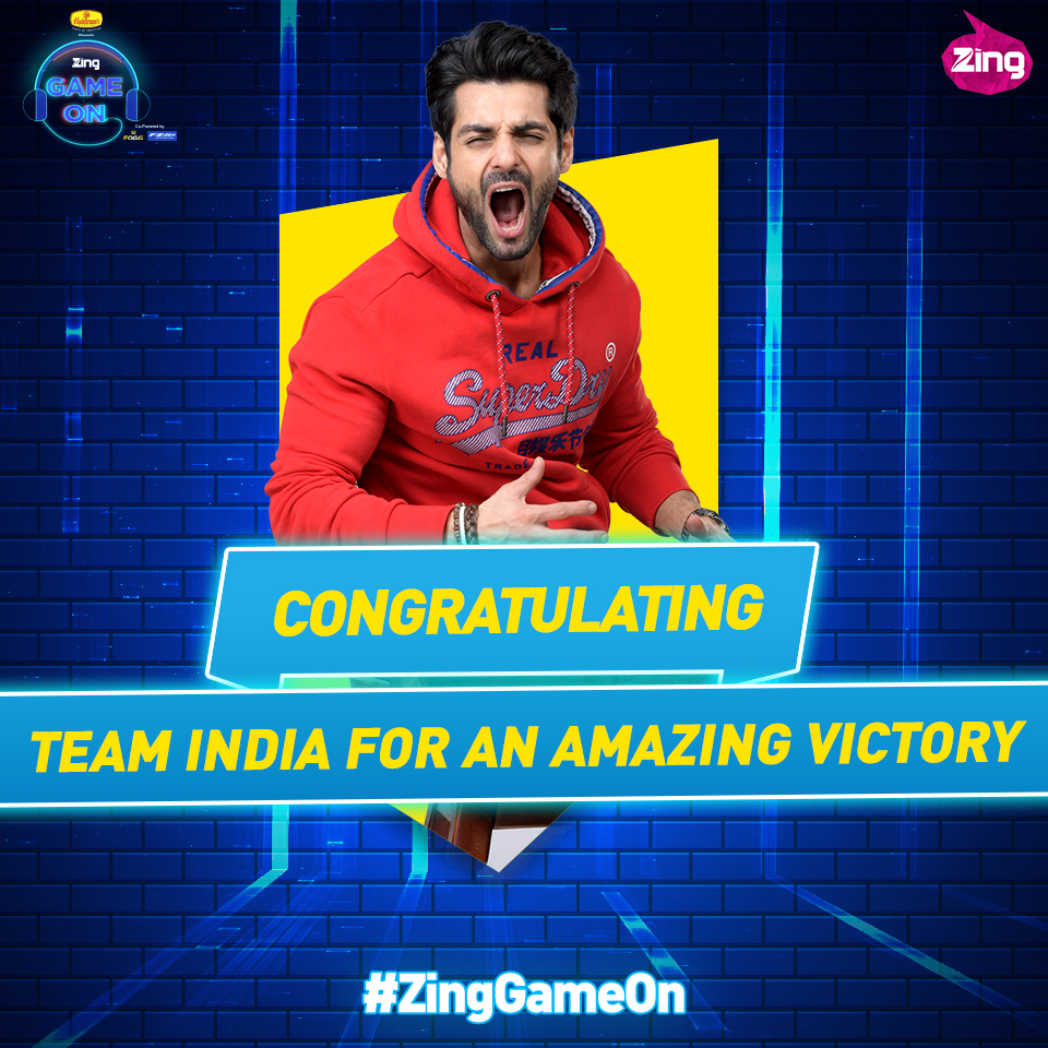 zingtv's tweet photo. Team India has won today's match like a pro, with their #GameFaceOn
@karan009wahi @NagpurHaldirams @pmgsportsin
.
.
#ZingGameOn #IndVsAus #TeamIndia #ProudIndians #JaiHind #BestCricketTeam #IndianCricketTeam #ICC #BCCI #WorldClassCricket #Shami #ViratKohli https://t.co/fggjJ9N6sH