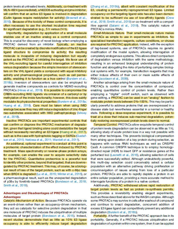 EvanJCarder's tweet photo. PROTACs are impressive tools used to explore biology and potentially treat disease. This elegant primer in @CellCellPress by @GMBurslem and @CraigMCrews provides a workflow for PROTAC development and discusses the benefits of this technology. Check it out! https://t.co/fxzvD62QfU https://t.co/9MIk1lzSuL