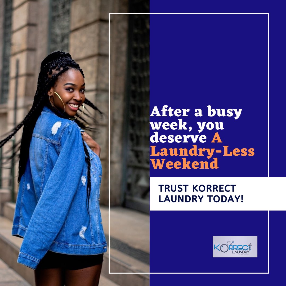 Korrectlaundry's tweet image. Thank God it’s Friday!
Enter the weekend laundry free✅✅✅ 
DM/Call us today for affordable dry cleaning services. 
#MusicToBeMurderedBy #IkejaElectricEBilling #Eminem #FridayMotivation #FridayVibes #korrect #cleanclothes