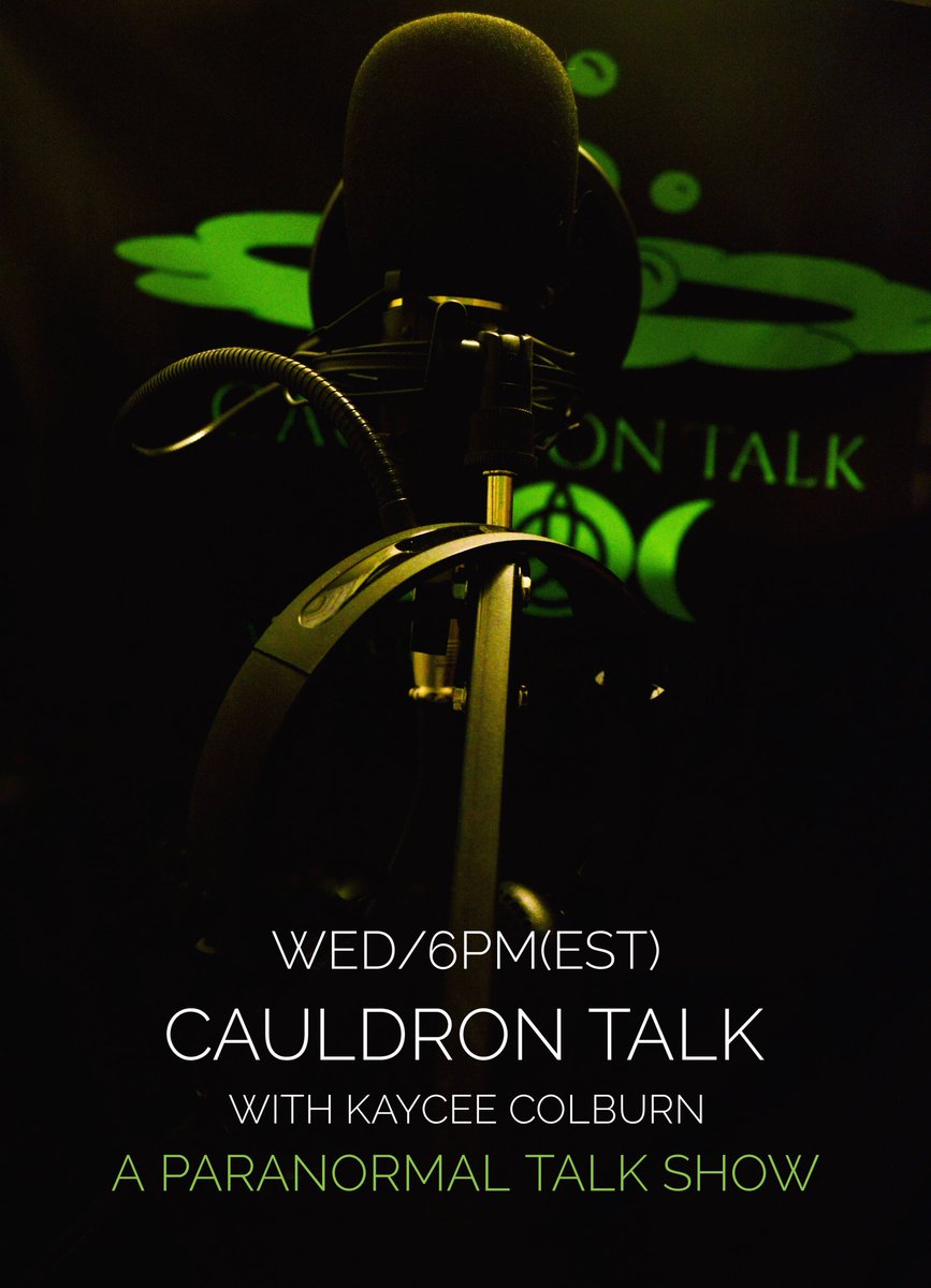 TalkKaycee's tweet photo. #CauldronTalkWithKC
#Witch #paranormal #podcast #metaphysical https://t.co/TMceoSHNYc