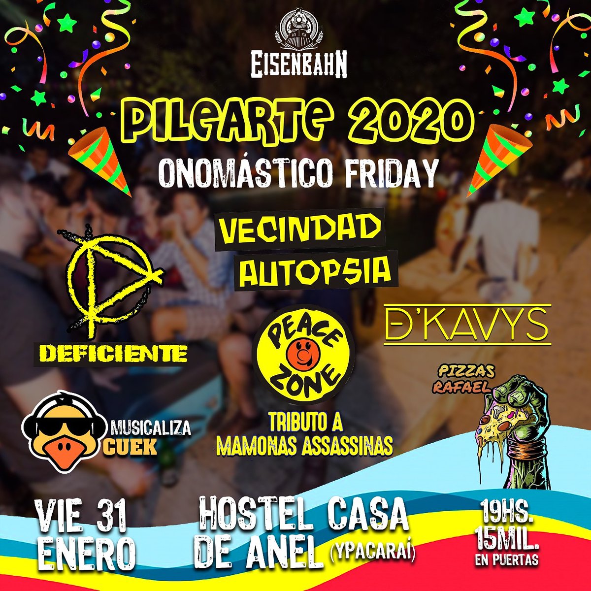 deficientepy's tweet photo. Abrimos el 2020 el viernes 31 de enero!! Nos vemos en YPACARAI!! https://t.co/JSudp4KpIH