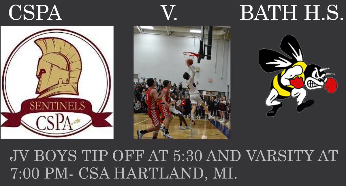 Friday Night Game Night!!  Come out to support your Sentinels! Boys are home vs. Bath HS <a href="/BathHSAthletics/">Bath HS Athletics</a> 
<a href="/csadistrict/">Charyl Stockwell Academy District</a> <a href="/LivCountySports/">Press & Argus Sports</a> <a href="/WHMI/">WHMI</a> #Effort
