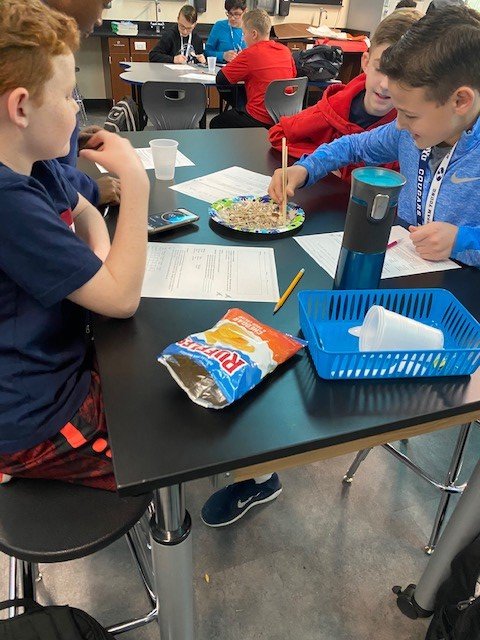 swanzyscience's tweet photo. Bird beak lab today! @LeoAdamsMS https://t.co/pvz7XyvG3a