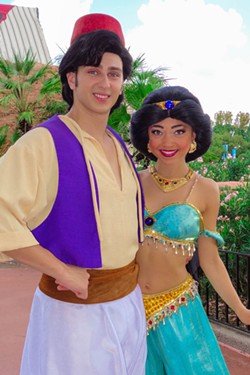 Aladdin came shortly after, and while he's pretty much only wearing a vest in most of the movie (I was so concerned for him as a kid in that snow scene) his nipples are no where to be seen (even in the snow scene hahaha). The parks skirted the issue by giving him a shirt.