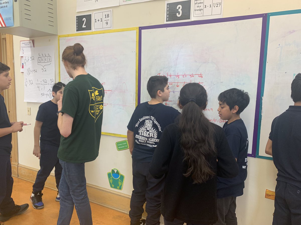 Working on double number lines to solve percents. 6th grade-Room 101