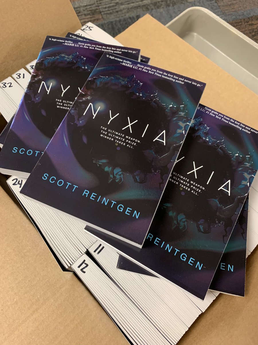 JOHSProjectLIT's tweet image. Just took a little Friday adventure to pick up copies of Nyxia by @Scott_Thought!! We can’t wait to read it with our @OvertonMNPS students. 

Shoutout to @ProjectLITComm and @firstbook for supporting our chapter! #ProjectLITBookClub #OMGBooksAward