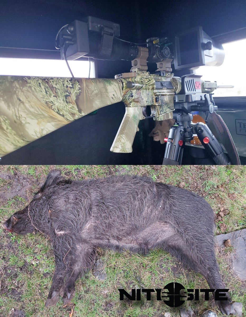 NiteSiteAmerica's tweet photo. One of our customers emailed these photos to us today.
Looks like a great setup!
Remember, you can turn your NiteSite on it's side if you are in a blind with a narrow window, just be sure to turn the camera on it's side too.
#nitesiteamerica #hunting #hoghunting #texashoghunting https://t.co/CxDj8oTVjC
