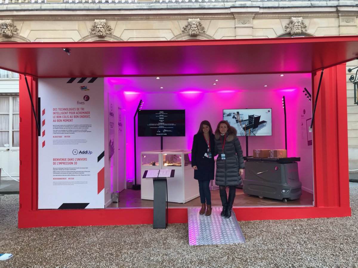 fivesgroup's tweet photo. 🔜Grande Exposition du Fabriqué en France - 
18-19 janvier 2020

🎥🔴 We're ready to welcome you with 
@AddUp_solutions @usineextra 
See you tomorrow at @Elysee 

#FabriqueEnFrance #innovations #Industry40 #smartautomationsolutions #Fivesgroup #additivemanufacturing #geniAnt https://t.co/pHoG1JIisn