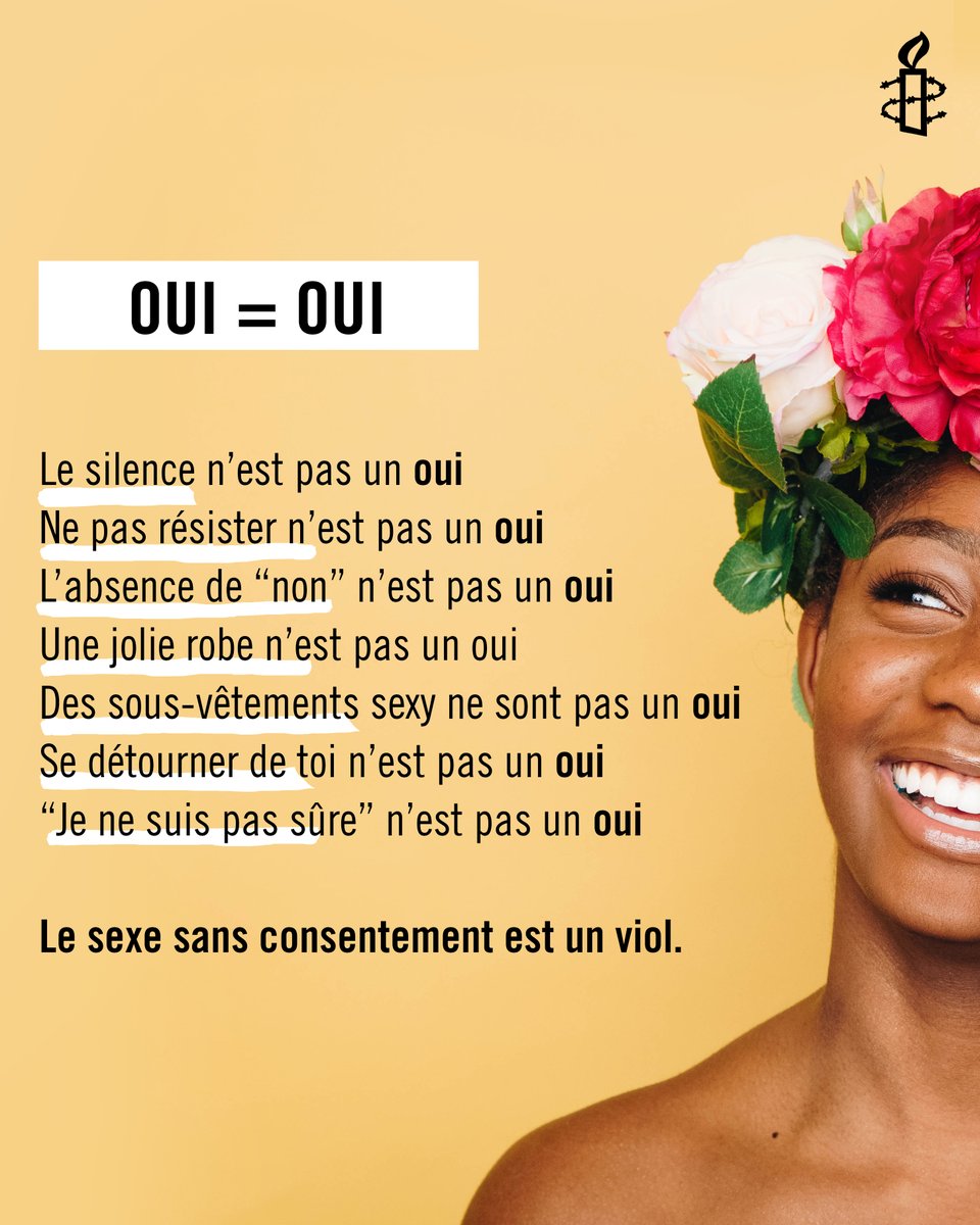 Amnesty Belgique FR ✊ (@amnestybe) on Twitter photo C'est la <a href="/womensmarch/">Women's March</a>✊Plus que jamais, rappelons l’importance du consentement et des droits sexuels et reproductifs des femmes.
En Belgique:
98% de femmes victimes de harcèlement de rue
23 femmes victimes de féminicides en 2019
Agissez👉amnesty.be/petition-viole…
#WomensMarch2020 C'est la <a href="/womensmarch/">Women's March</a>✊Plus que jamais, rappelons l’importance du consentement et des droits sexuels et reproductifs des femmes.
En Belgique:
98% de femmes victimes de harcèlement de rue
23 femmes victimes de féminicides en 2019
Agissez👉amnesty.be/petition-viole…
#WomensMarch2020