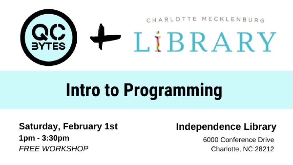 nadrarvre's tweet photo. Teaching my first workshop for QCB in 2 weeks 🔥☺️. 

There’s only a few spots left so if you’re in the Charlotte area and interested, come hang out with me!
Find us on https://t.co/tSW7Xpjj6r to RSVP!  

#programming #codenewbie #charlotte #qcbytes #javascript

please RT https://t.co/ZavoNRcJ2t