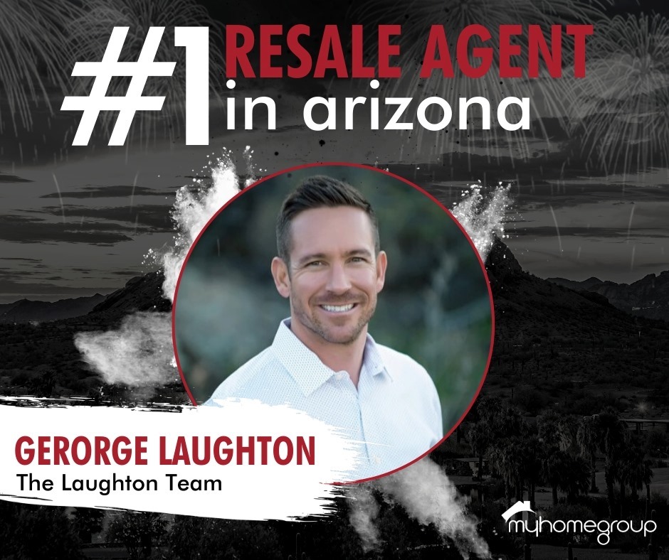 CatherineAnaya's tweet photo. Congrats to George Laughton of The Laughton Team, just ranked the #1 resale agent in AZ! In this #MyHomeGroupTV episode, Meet George &amp; Jennifer Laughton &amp; learn about what makes their team so successful &amp; how their story began in a bar! WATCH: https://t.co/CFDC5vhXAH https://t.co/UcPHD1fyzl