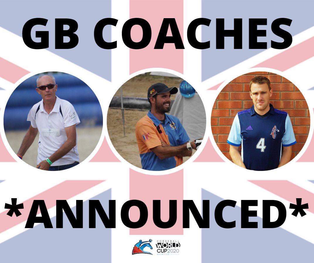 *EXCITING NEWS*
We’re excited to announce our Team coaches for the <a href="/fihb/">FIHB</a> WHR World Cup 2020! 
Christophe Desormeaux for Pro Elite &amp; Ladies, Javier Hermoso Gil for U21s and Stuart Copeland for U16s! 
🇬🇧🐴⚽️🇬🇧