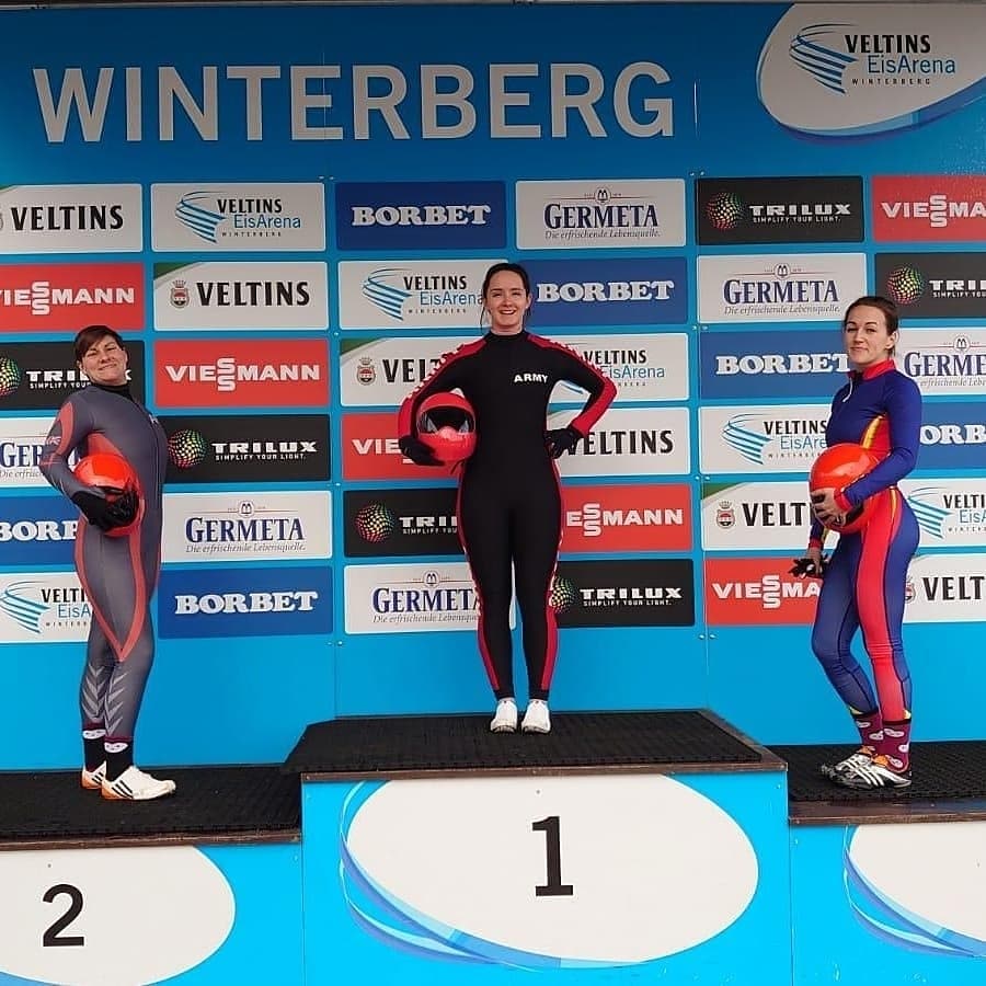 ArmySportASCB's tweet photo. Congratulations to those who competed at #ExRacingIce2 with #ArmySkeleton winners shown with some excellent results 👏
Look forward to seeing you in the #Interservices  next.

#ArmyIceSports #SlideSafe #slidefast @winterberg
#BritishArmySport #skeleton #ArmySkeleton https://t.co/spPNwfECbN