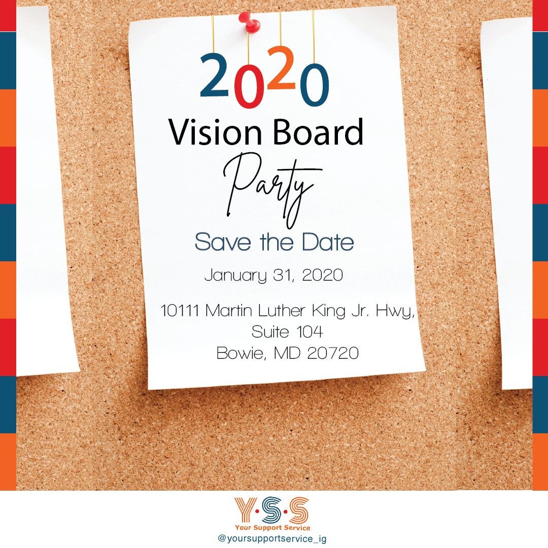 YSS_MD's tweet photo. Join us in creating a vision for a new decade! Jan 31, 2020 at our NEW location, 10111 Martin Luther King Jr. Hwy, Suite 104, Bowie, MD 20720 
Time: 6-7:30pm 
RSVP Here: https://t.co/YdlanmCL9D
#newyear #newdecade #psychology #maryland #bowie #mentalhealth #savethedate https://t.co/0ySqk8m9IE