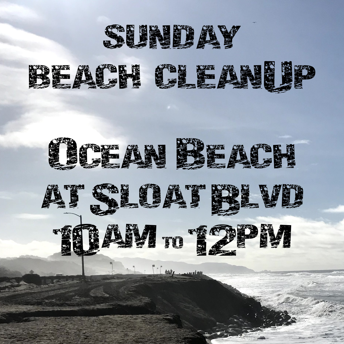 SurfriderSF's tweet image. We'd love it if you dropped in on our beach clean-up this Sunday morning, 10am-12pm. We also encourage participants to bring their own gloves, grabbers, or buckets. Come on down and help save our beach!  #oceanbeach #outersunset