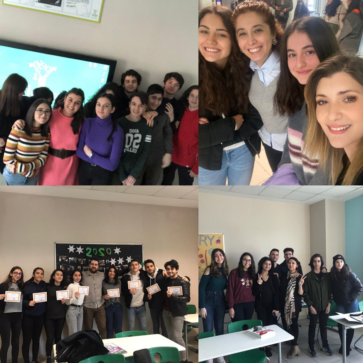 fatmaguldumann's tweet photo. Çekmeköy Doğa Koleji olarak bir dönemi sevgiyle, başarıyla, sabırla, inançla ve birlikte kapatmanın gururu💪 Biz güçlü bir aileyiz🙏 Öğretmenlerimiz ve öğrencilerimize iyi tatiller dileriz💐💕 @serozeren @AliRizaLule @SanemBH @nurhansutlass @GOKHANKNGR @CekmekoyLisePDR https://t.co/QTzGFMwxtH