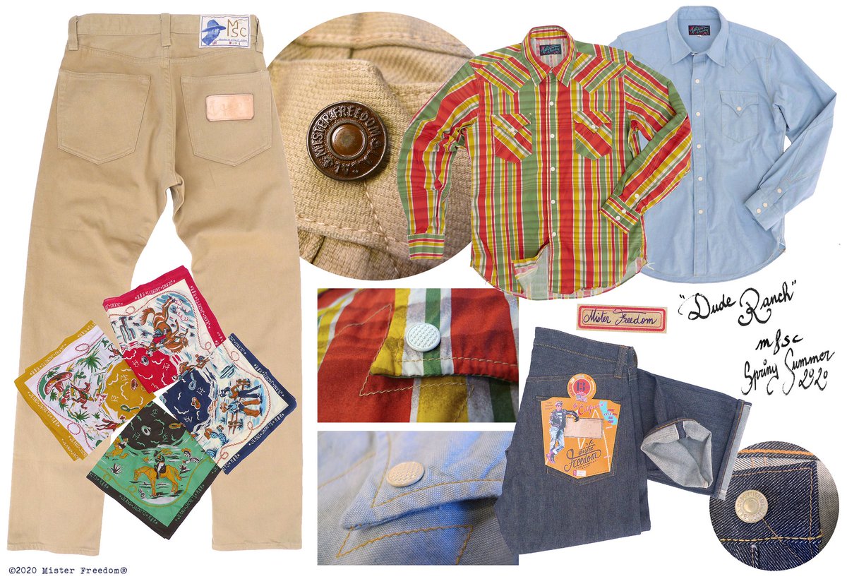 This is Spring 2020.
We are grateful for still being able to produce all Mister Freedom® x Sugarcane garments in USA and Japan. 
To the many involved in granting us that privilege, from factory workers to our customers resisting #fastfashion, thank you.
misterfreedom.com