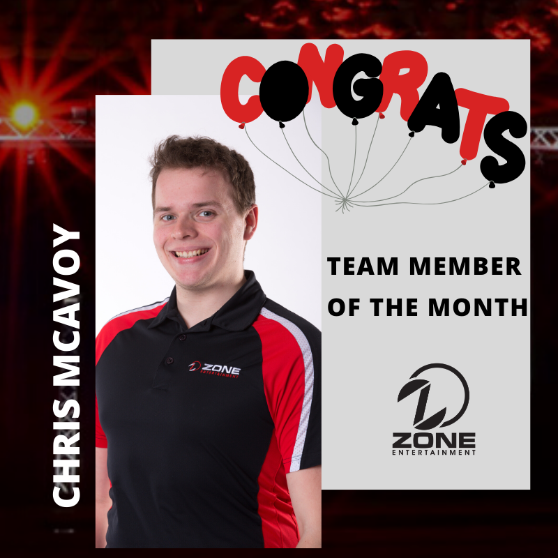 ZoneCLE's tweet image. Congratulations to Chris who is our Team Member of the Month! 

Visit our website to learn more about our awesome team members and how you can join them too.