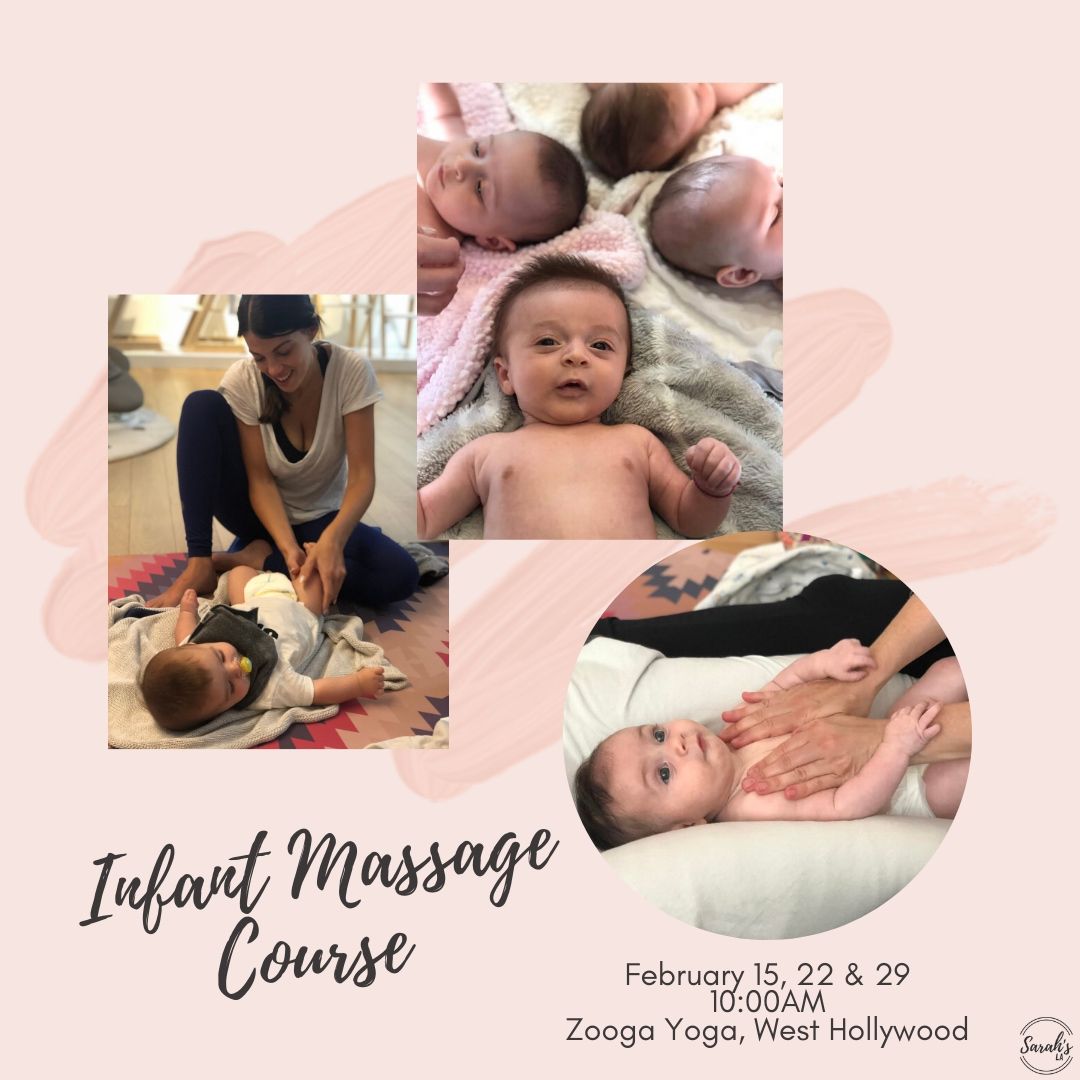 Sarahs_LA's tweet photo. Learn to soothe and communicate with your baby through the nurturing touch of Infant Massage. ❤️

Come join us in West Hollywood for a 3 week course. https://t.co/5dnSII6duz