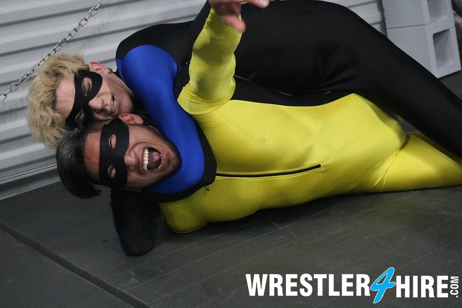 HeroHunks's tweet photo. BRAND NEW HERO FIGHT!
#Tsunami vs. #WingBoy
Who needs a #Crisis? This is a fight for the ages!
https://t.co/XmpkHNophn
#lycra #fetishwrestling #heroworship #matwrestling #submission #control #domination #power #strength #hotboi #twink #teenwrestler https://t.co/8UqxBb3m1e