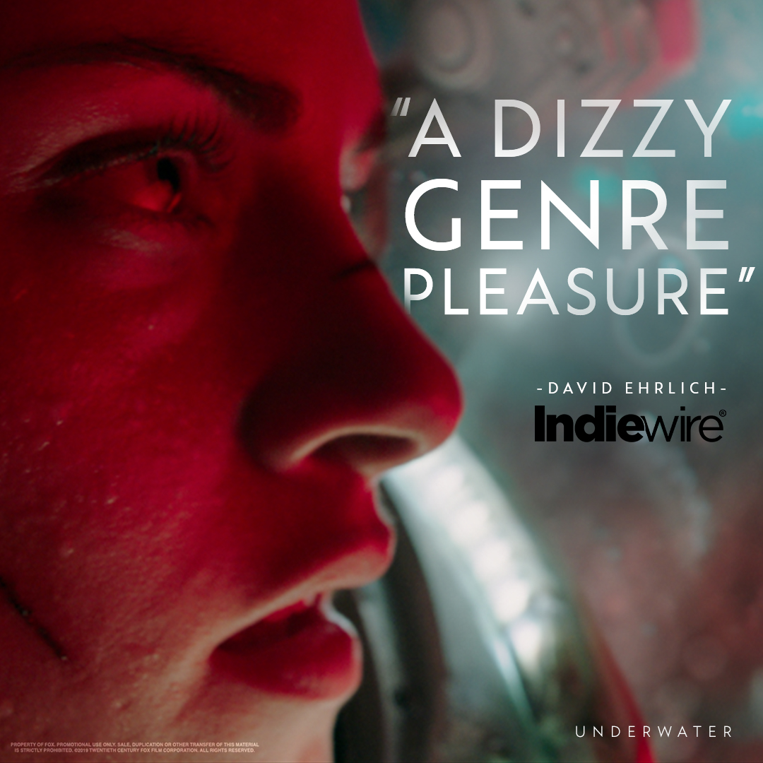 Something has awakened. See #Underwater now playing in theaters! Get your tickets: fandango.com/Underwater